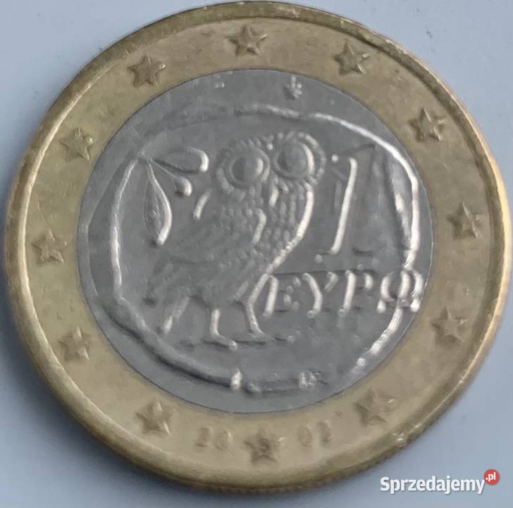 1 euro kolekcjonerskie z sową 2002R z literką S sprzedam