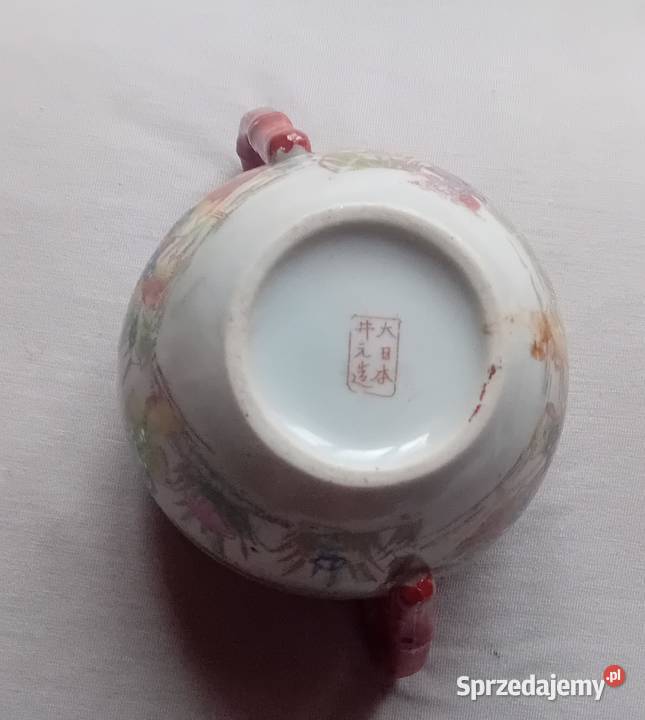 Ręcznie malowana cukierniczka stara porcelana Koźminek sprzedam