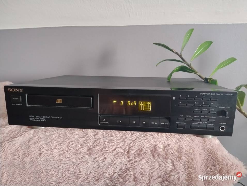 Odtwarzacz CD Sony cdp 361 Trzebuska