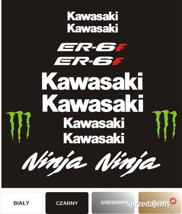 KAWASAKI NINJA ER6F NAKLEJKI MOTOCYKL WZÓR 3405 Kraków sprzedam