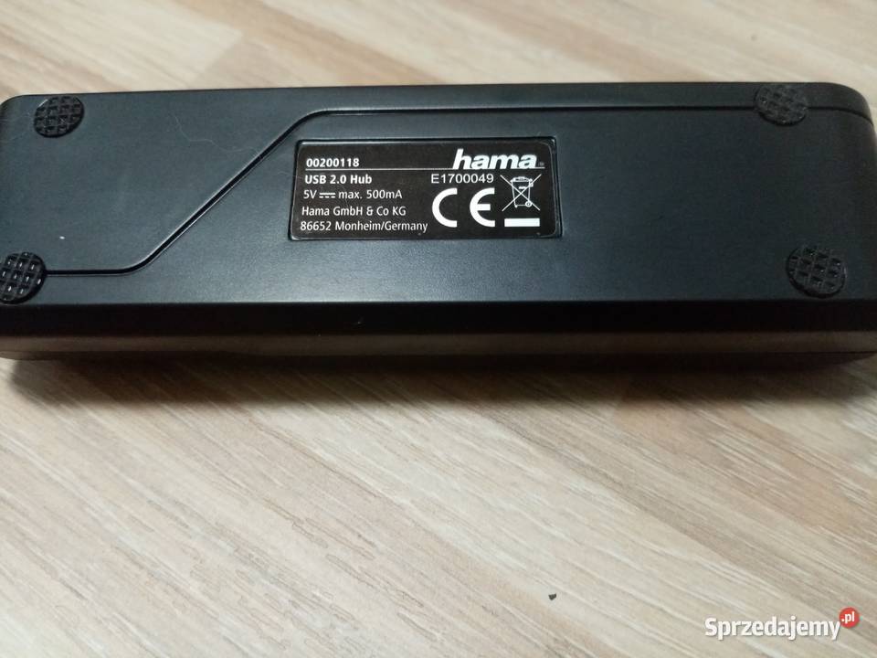 USB 20 Hub HAMA 4 wejścia adapter USB Łódź