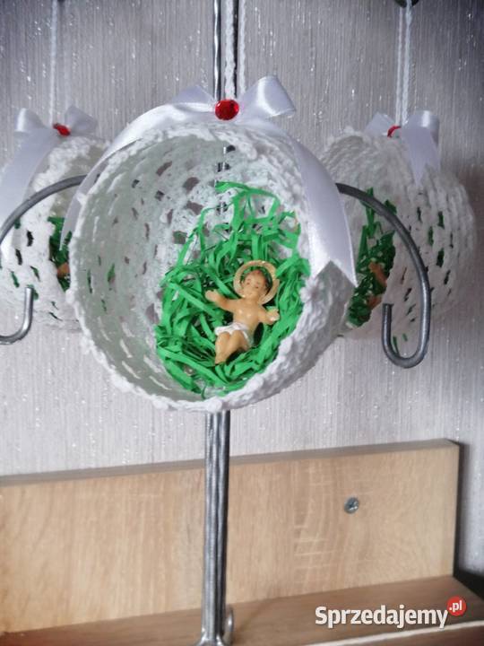 Zawieszka świąteczna szydelkowa na choinkę śląskie Katowice