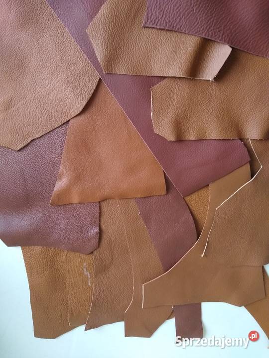 Skóra 446 g Licowa Włoska średnie i małe kawałki pomorskie Gdańsk