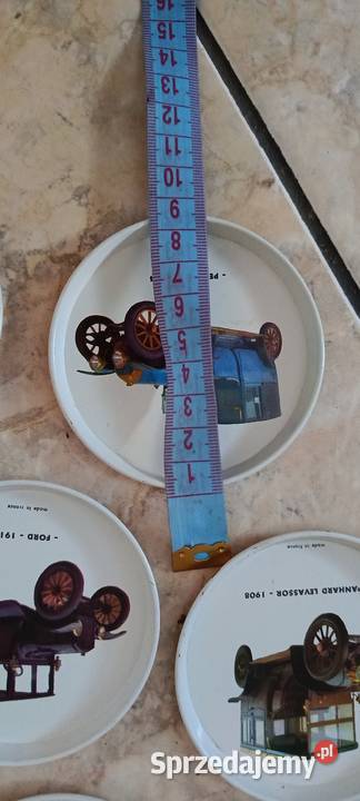 Spodki talerzyki kolekcjonerskie z motywem małopolskie Tarnów