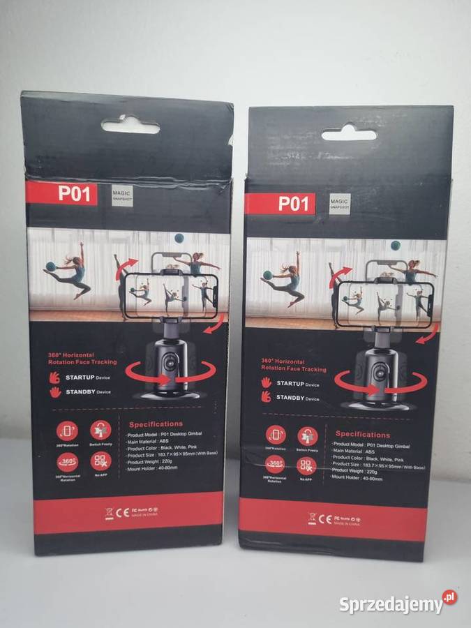 Gimbal 360 śledzenie twarzy Promnice