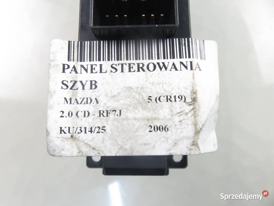 PANEL SZYB MAZDA 5 CR19 CC2966350A Panele sterowania, przełączniki