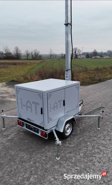 Mobilna przyczepa Oświetleniowa Maszt łódzkie Piotrków Trybunalski