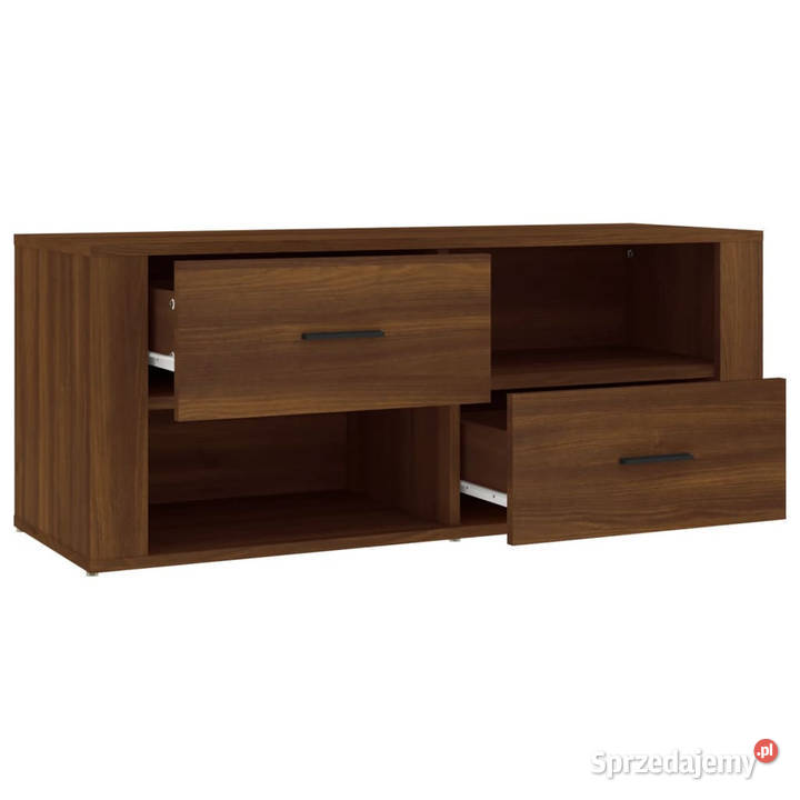 Szafka pod telewizor brązowy dąb 100x35x40 Warszawa