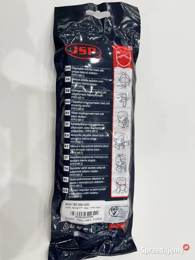 Maska przeciwpyłowa JSP 435 ML półmaska Kraków