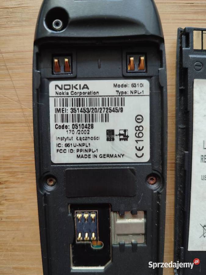Telefon komórkowy Nokia 6310i brązowy