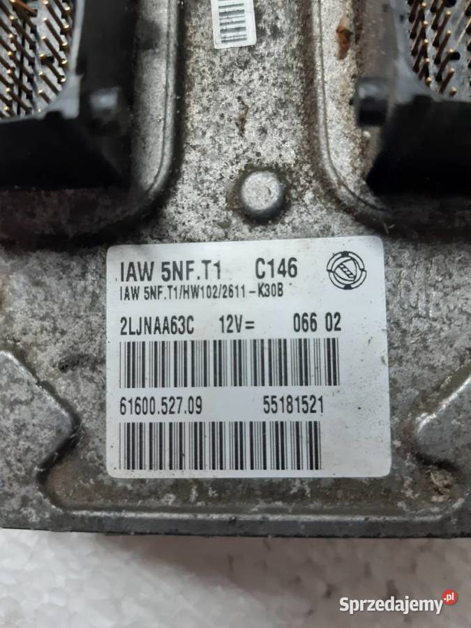 Fiat Stilo 16 16V komputer sterownik silnika Układ elektryczny, zapłon Łódź