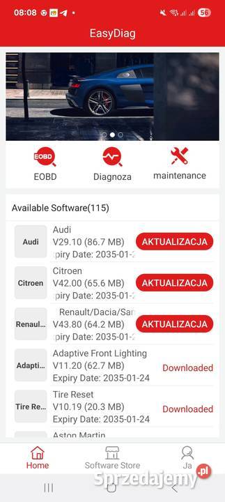 easydiag 3 launch dozywotnie aktualizacje Żywiec sprzedam