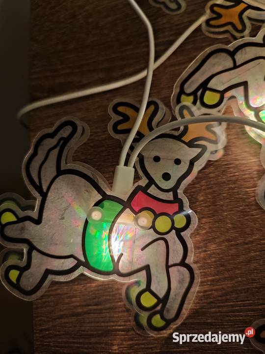 Łańcuch choinkowy reniferki śląskie Częstochowa