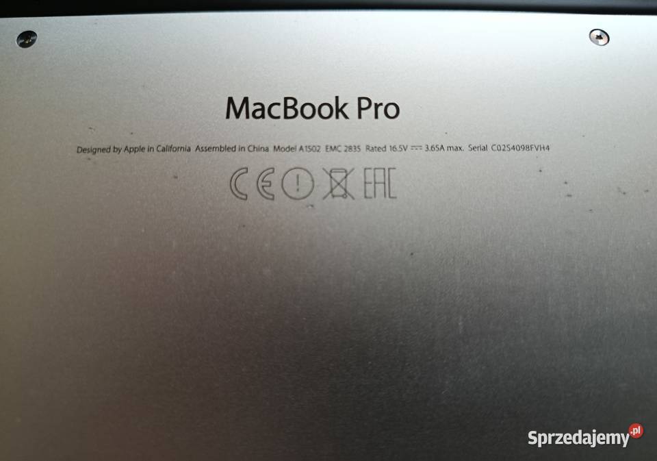 MacBook Pro 13 Retina A1502 16GB RAM Bateria 131 Olsztyn