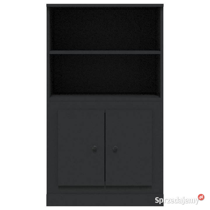 Kredens czarny 60x355x1035 materiał Warszawa