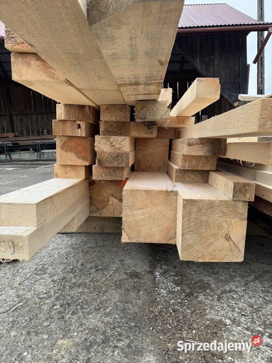 kantówka drewniana sosna świerk 70 x 140 mm Drewno budowlane świętokrzyskie Oleśnica