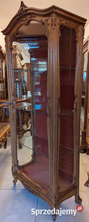 piękna witrynaserwantka ludwikowska orzechsklep Meble Dąbrowa Górnicza sprzedam