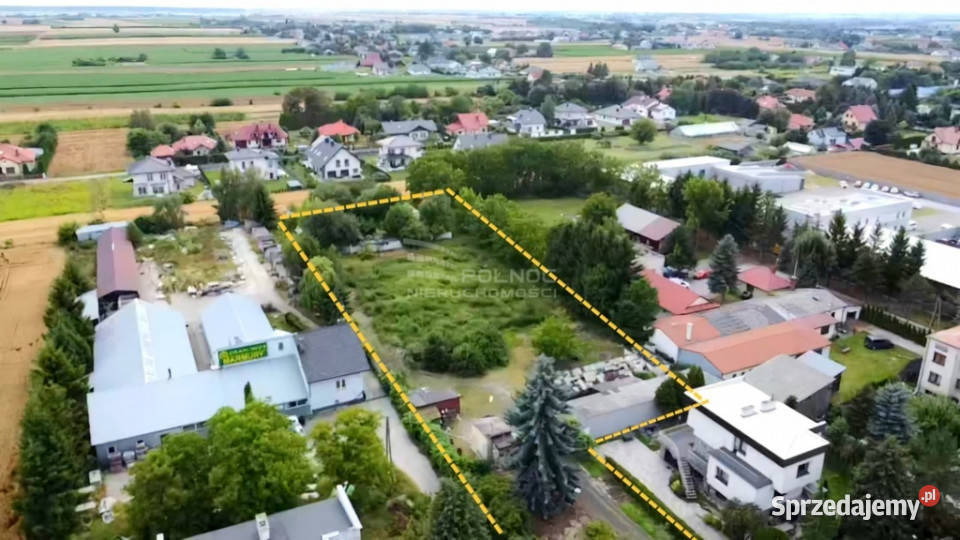 Działka budowlanoinwestycyjna na sprzedaż siatka Sprzedaż Kazimierzówka