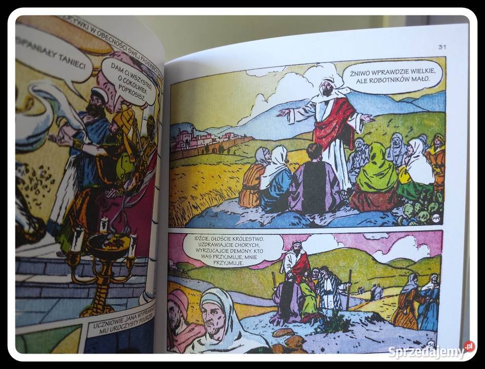 Żywot Pana Jezusa Wyd KRK w formie komiksu miękka Płock