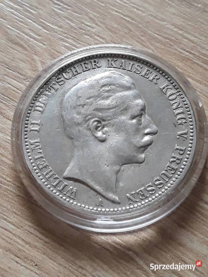 3 Marki Wilhelm II Prusy 1910 r men Aokoło wielkopolskie Konin sprzedam