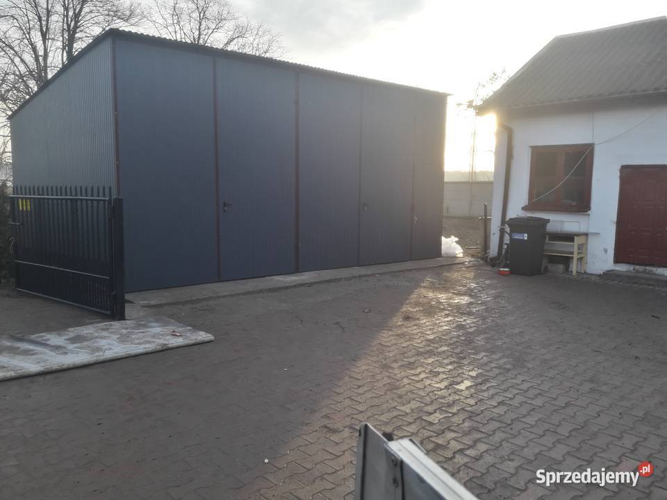 Garaż Blaszany Jednospadowy BRAMY Wiata Blaszana Maków Mazowiecki sprzedam