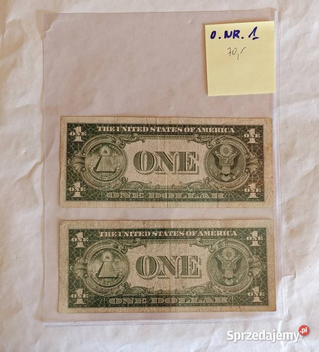 O 1 USA 2 1 Dollar 1935C Silver Certificate Ostrów Mazowiecka sprzedam