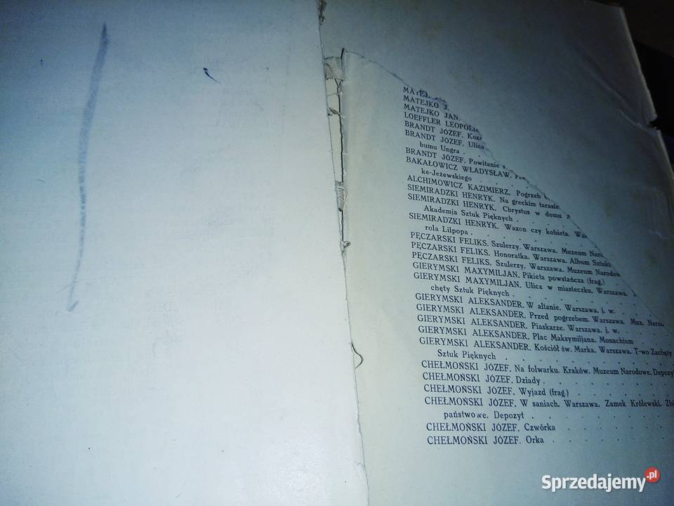 Malarstwo polskie książki przedwojenne Warszawa