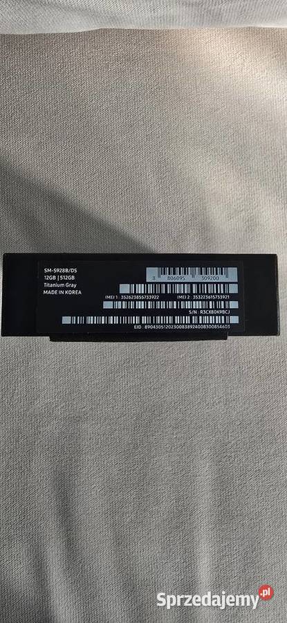 Samsung Galaxy S24 Ultra 512gb w kolorze szarym Warszawa