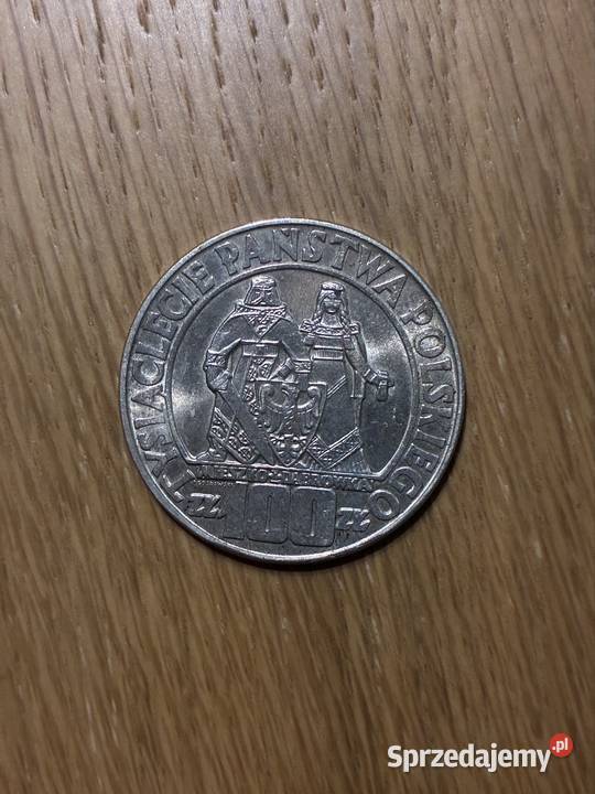 Moneta 100 zl Mieszko i Dabrowka 1966 lubelskie Puławy sprzedam
