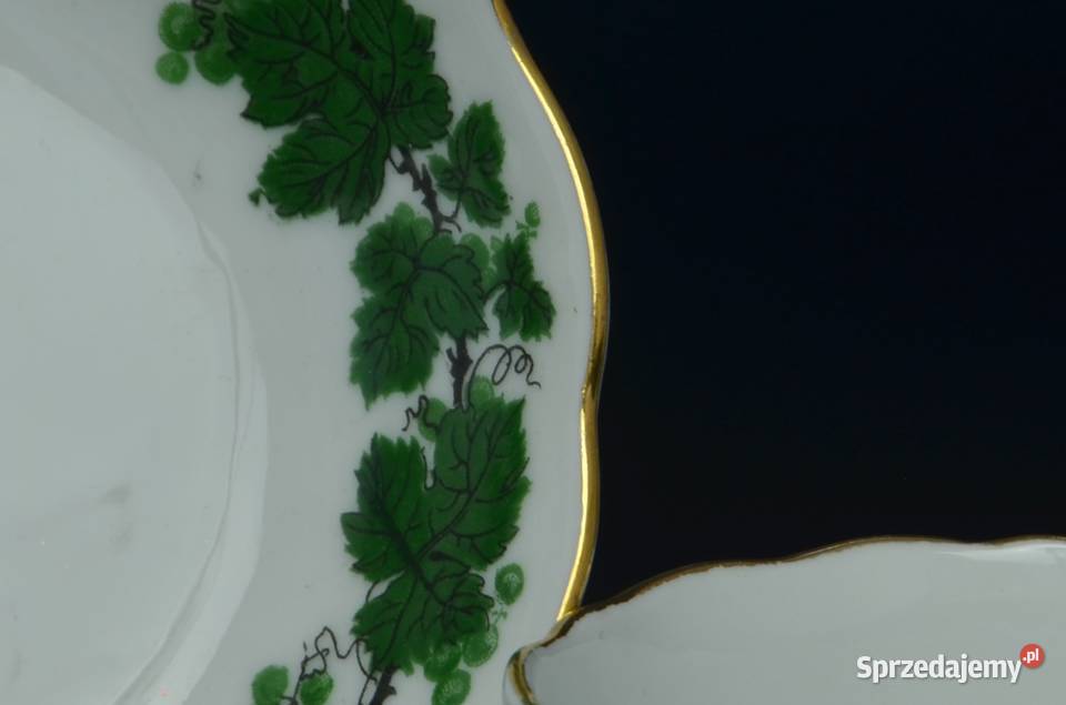 Filiżanka w stylu miśnieńskim Schnwald Bavaria Porcelana i szkło Legnica