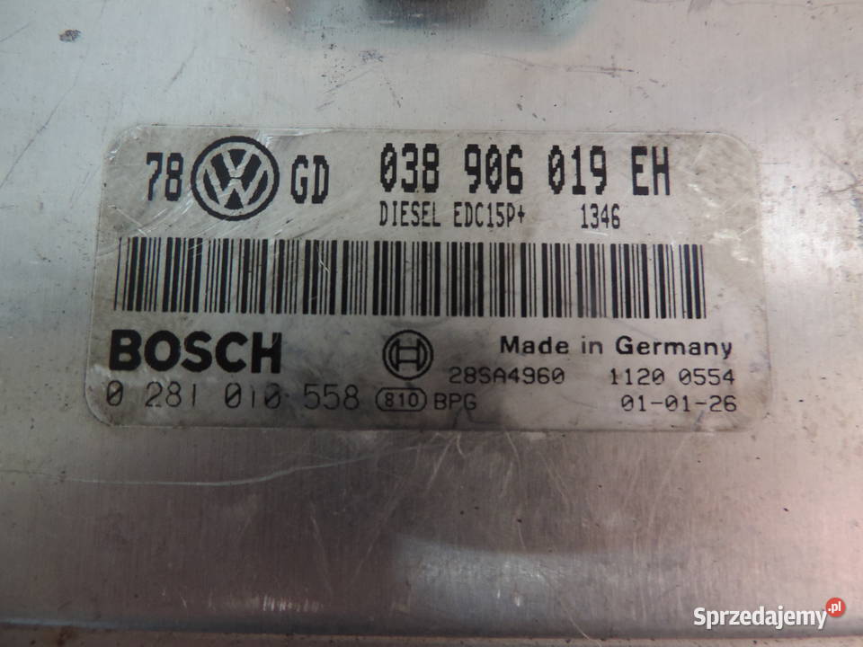 KOMPUTER SILNIKA VW PASSAT B5 FL 19 TDI