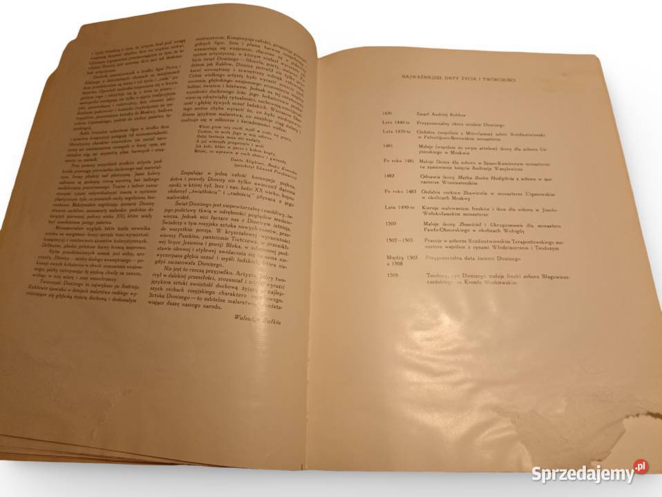 Walentyn Bułkin Wielcy malarze świata Dionizy