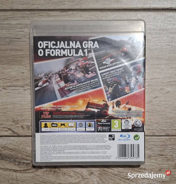 Gra F1 2011 Formula 1 3 PlayStation 3 Żuromin