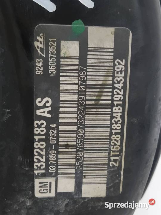 POMPA HAMULCOWA SERWO 13228183 Opel Insignia I sprzedam