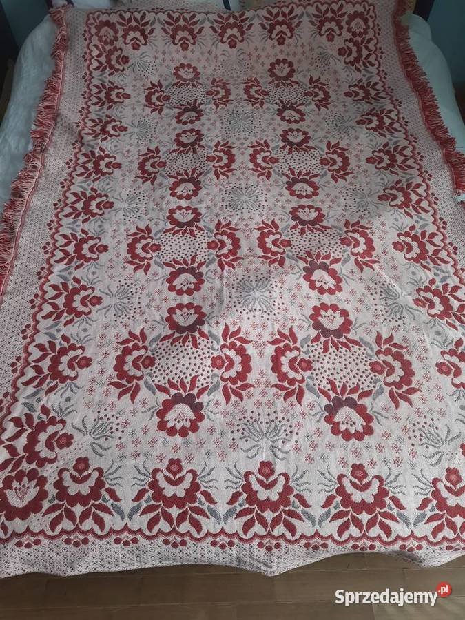 Dwustronne tkane narzuty kapy żakardowe komplet Morąg sprzedam