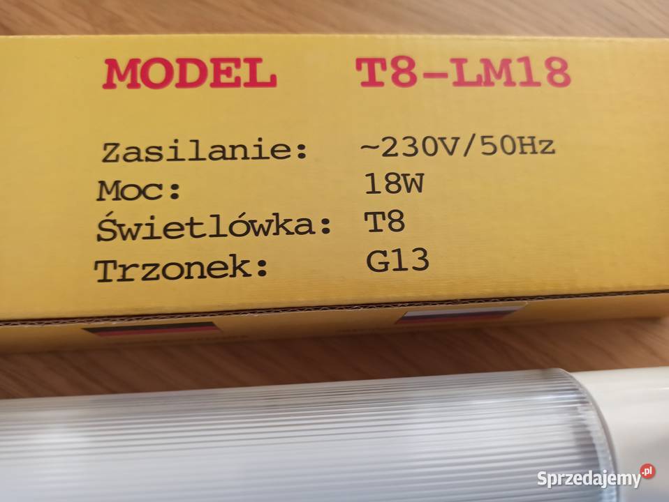 Świetlowka z wylacznikiem 1x18W zext Jabłonna
