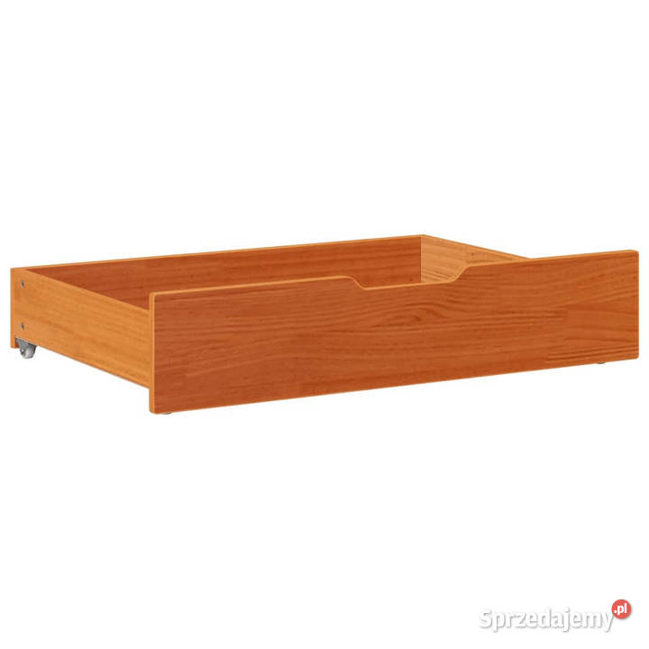 Szuflady pod łóżko 2 woskowy brąz 80x55x16 sosna Warszawa sprzedam