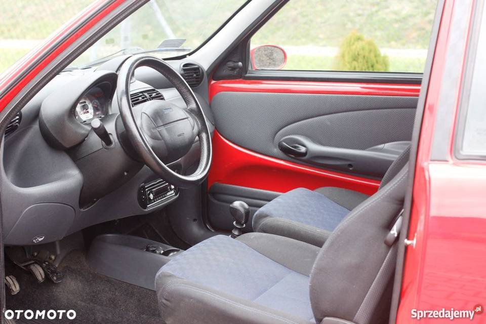Fiat Seicento Sporting Schumacher Czerwony z poduszka powietrzna mazowieckie Karczew