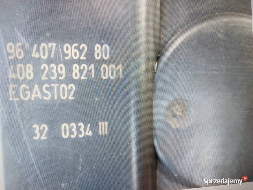 PRZEPUSTNICA CITROEN PEUGEOT 9640796280 Jasło sprzedam