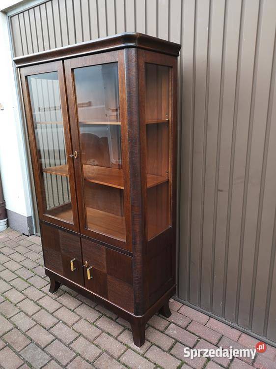 Witryna Biblioteka Serwantka ARTDECO Stara Antyk