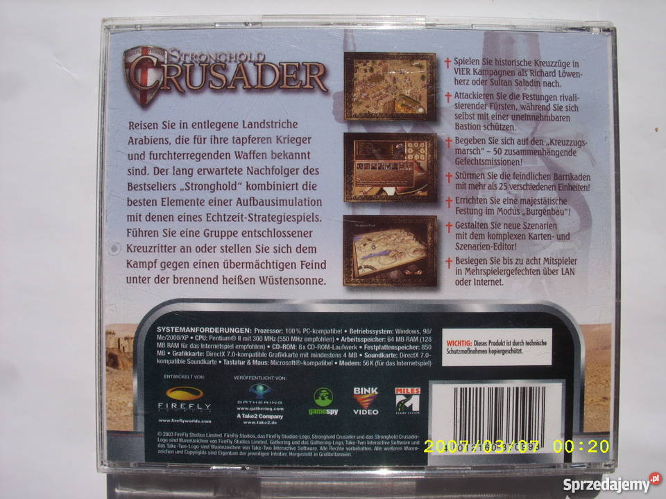 cdSTRONGHOLD CRUSADER FIREFLY