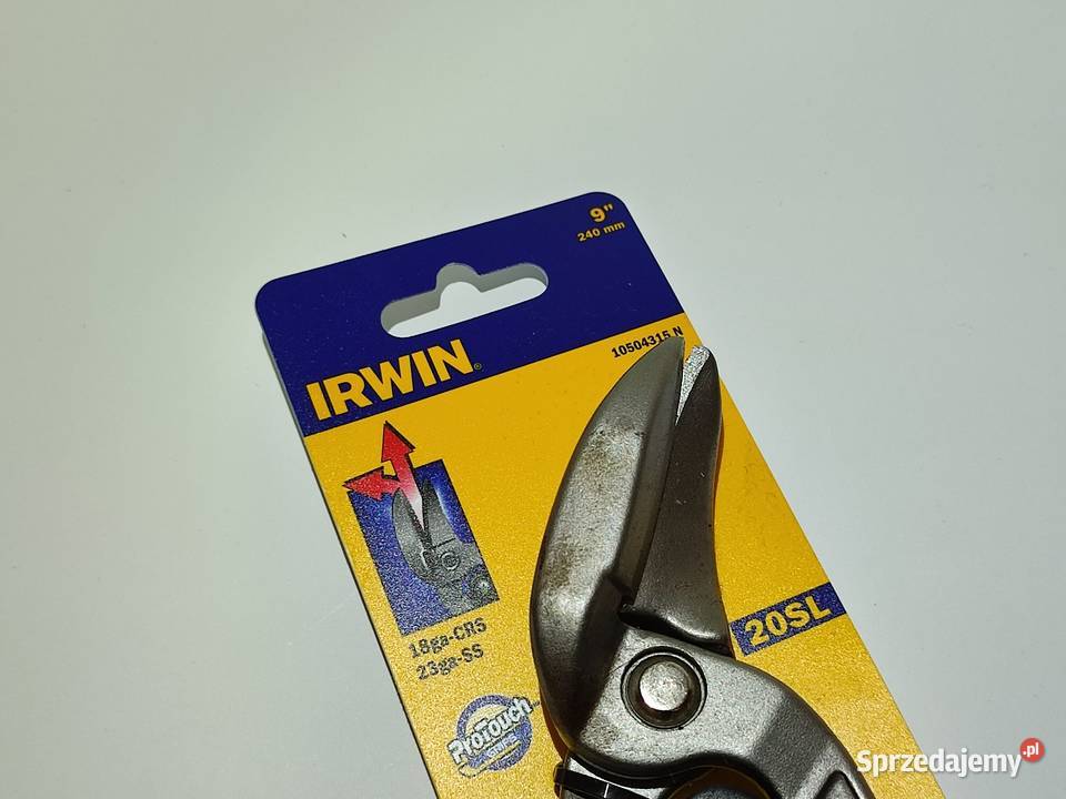 IRWIN NOŻYCE DO CIĘCIA BLACHY Offsetowe LEWE warmińsko-mazurskie Olsztyn