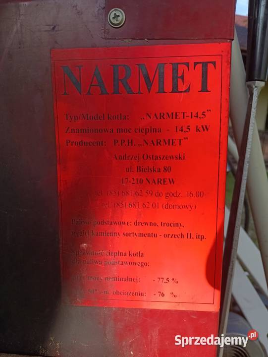 Piec Narmet Bielsk Podlaski