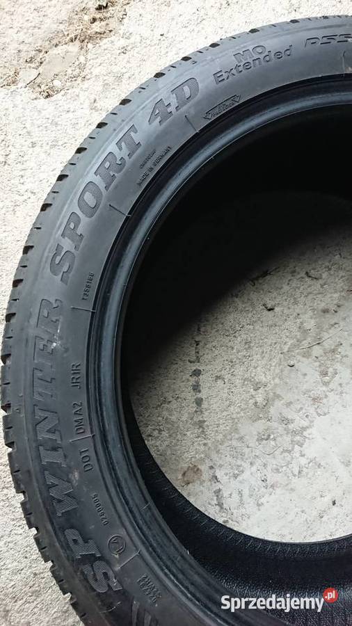 1 opona zimowa 6mm Dunlop 24545R19 19cale podlaskie Suwałki sprzedam
