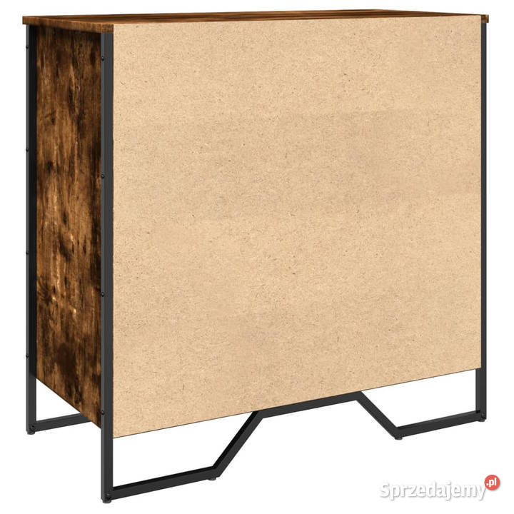 Półka na buty przydymiony dąb 80x38x78 WM848651