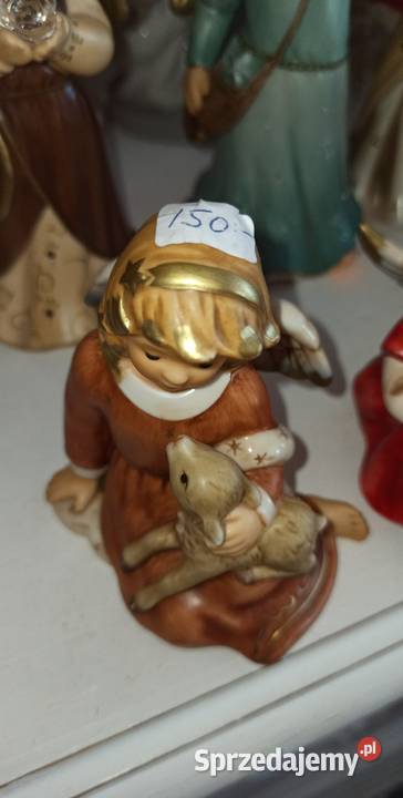 Anioł leżący Figurka GOEBEL Weihnacht Boże pomorskie Gdańsk