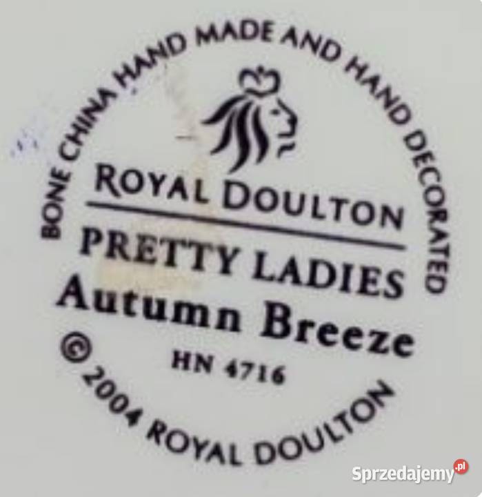 ROYAL DOULTON AUTUMN BREEZE HN 4716 PORCELANOWA Pabianice