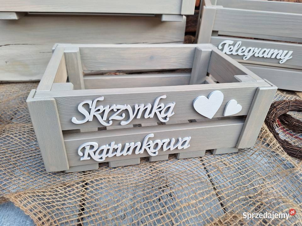 Skrzynka ratunkowa koszyk ratunkowy ślub wesele Poznań