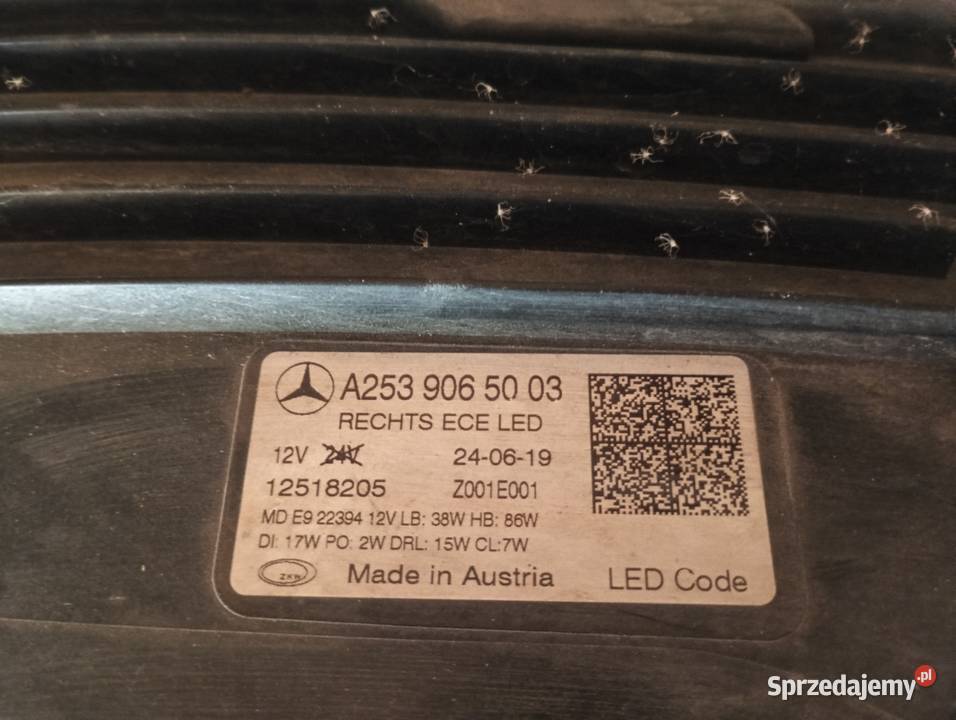 Reflektory Mercede Glc Zgierz