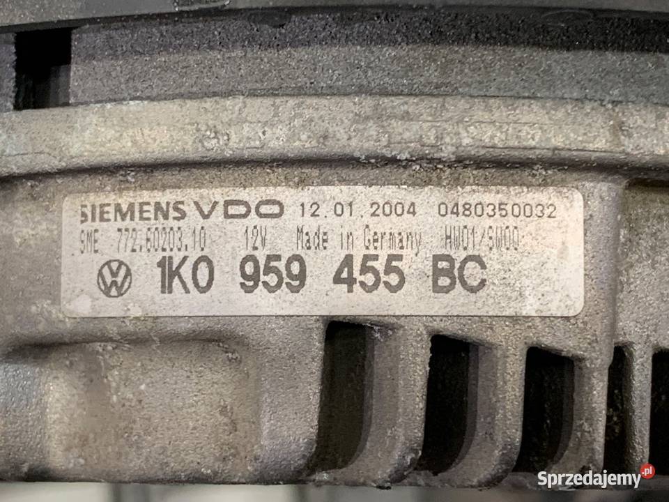 WENTYLATOR CHŁODNICY VW GOLF V 14 75 1K0959455BC podkarpackie